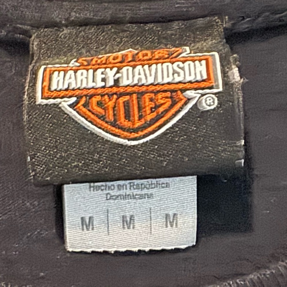 NWOT Harley-Davidson Black Las Vegas Eagle Graphic Short Sleeve Tee Size M - Picture 10 of 11